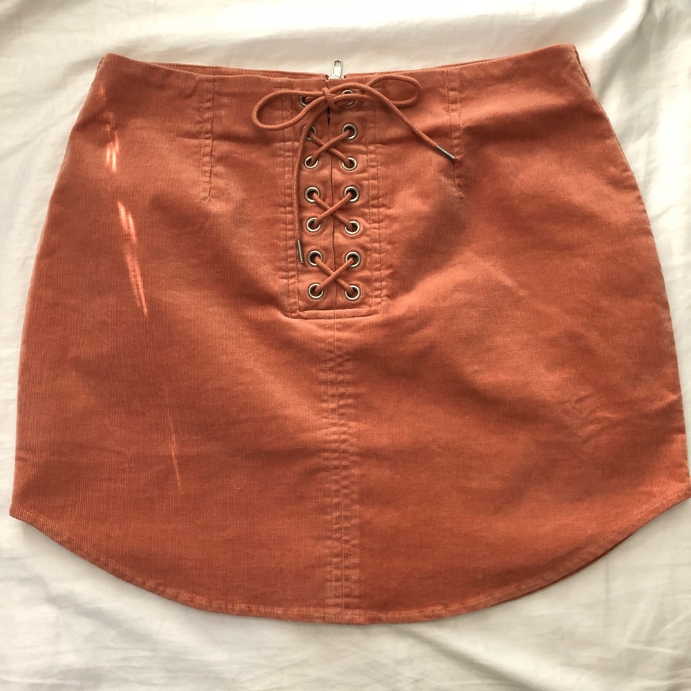 CORDUROY MINI SKIRT